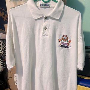 GARFIELD POLO GOLF shirt, previously owned & I don’t think ever worn Spotless!!!